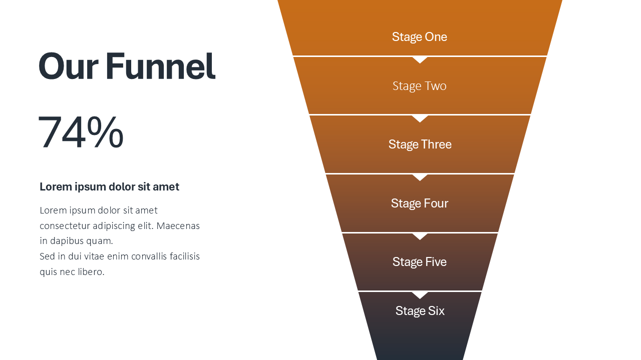 PowerPoint Funnel Slide