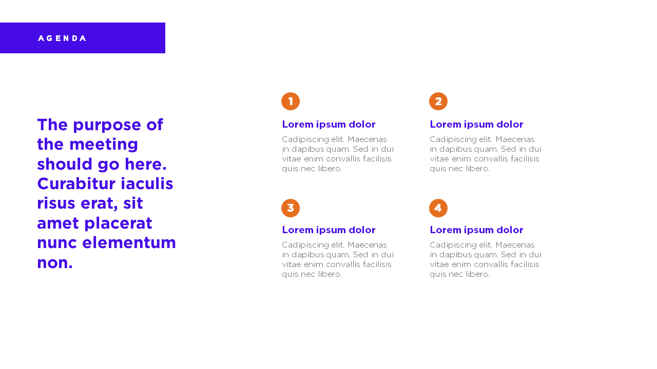 Business Meeting Presentation Template