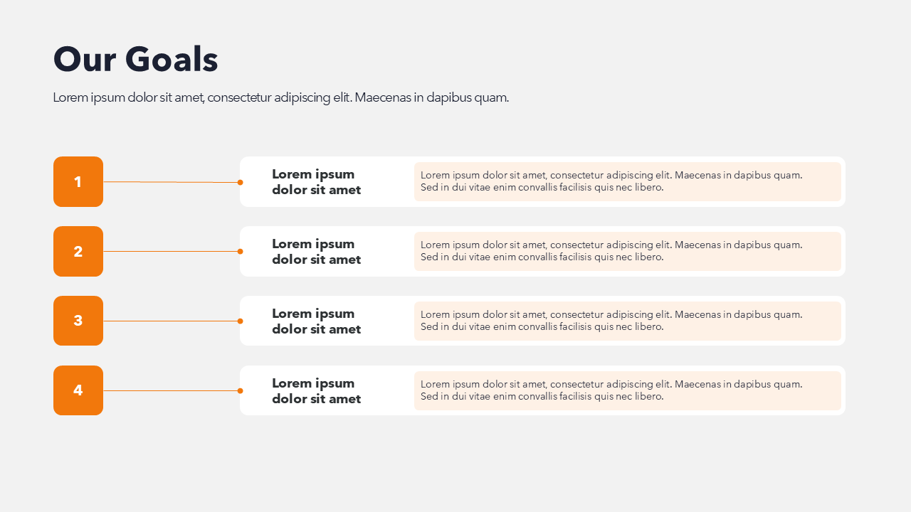 Goals and Objectives Slide