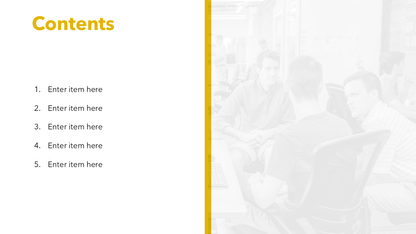 Yellow Business PowerPoint Template