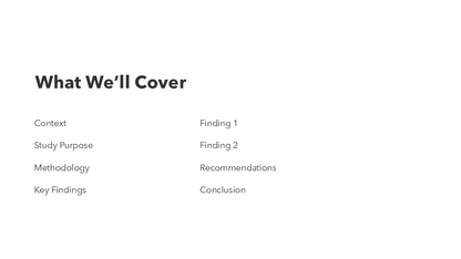 Minimal PPT Title & End Slides - in Red