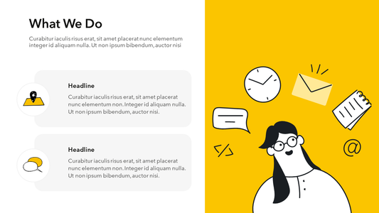 What We Do Slide Template