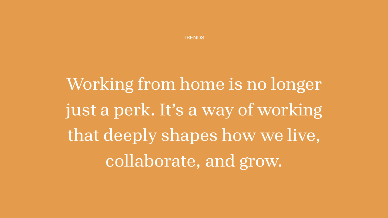 Work From Home Presentation