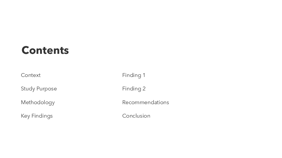 Research Report Presentation