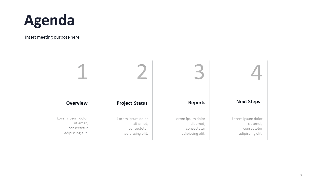 Minimalist Report Template