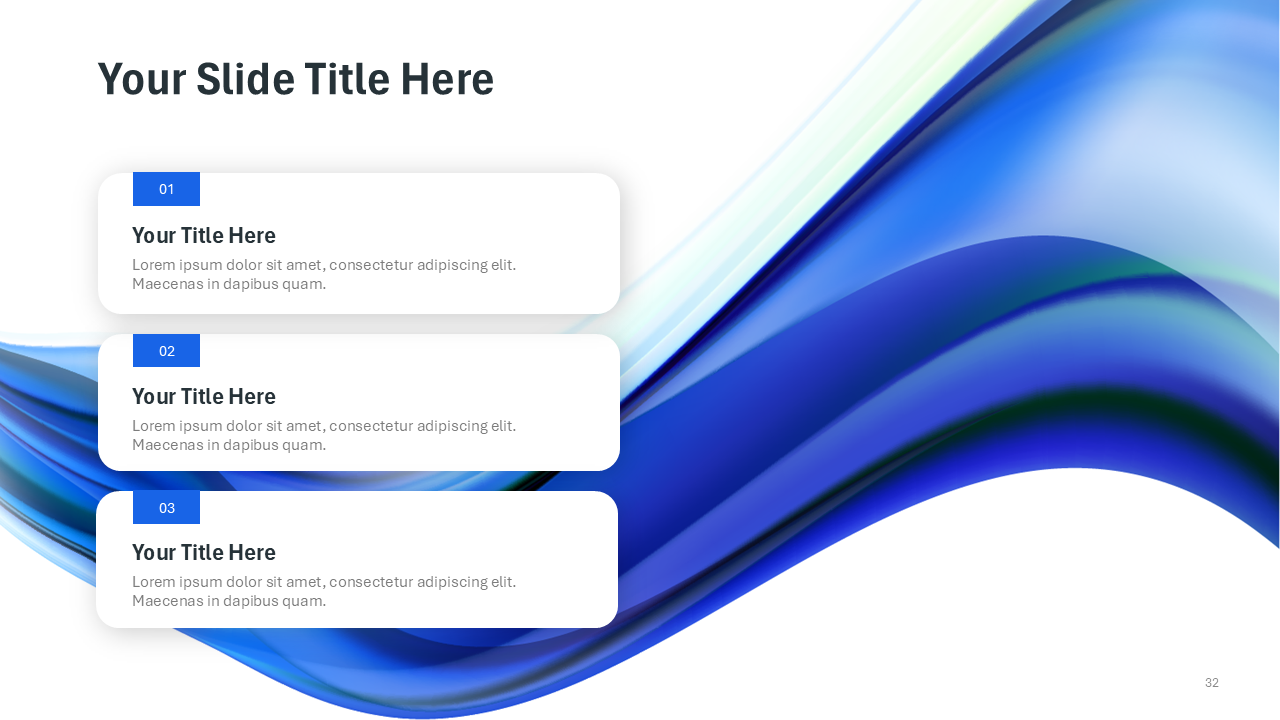 Blue Wave PowerPoint Template