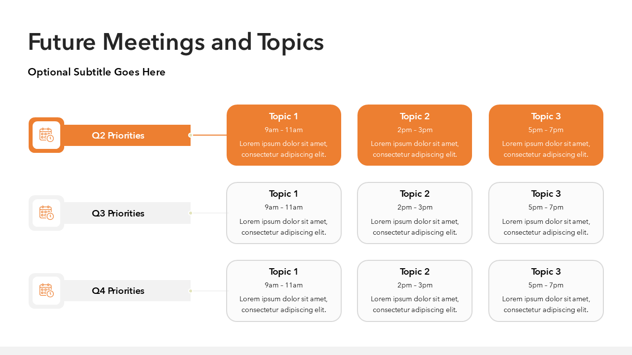 Orange and Black PPT Template 