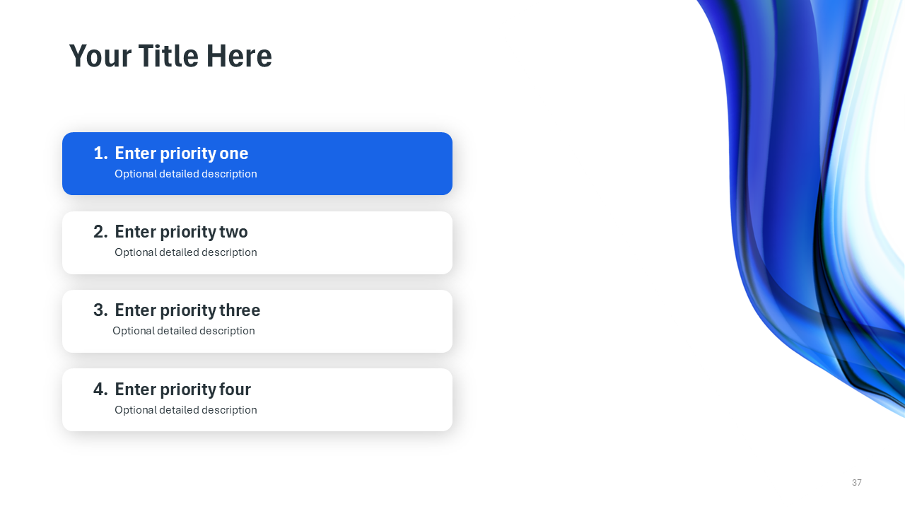 Blue Wave PowerPoint Template