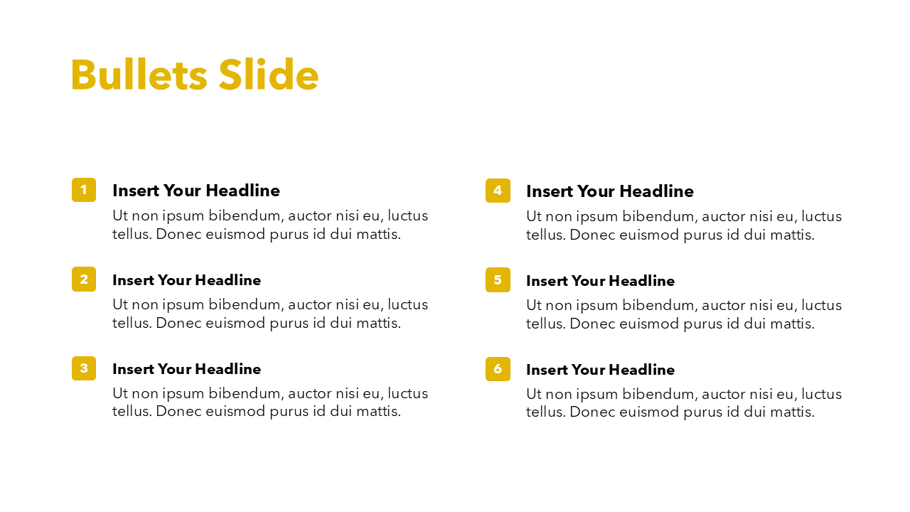 Yellow Business PowerPoint Template