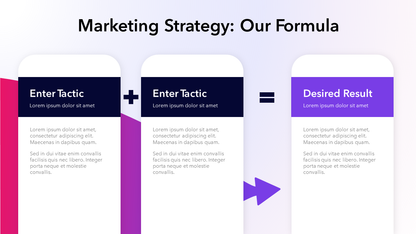 Marketing presentation template