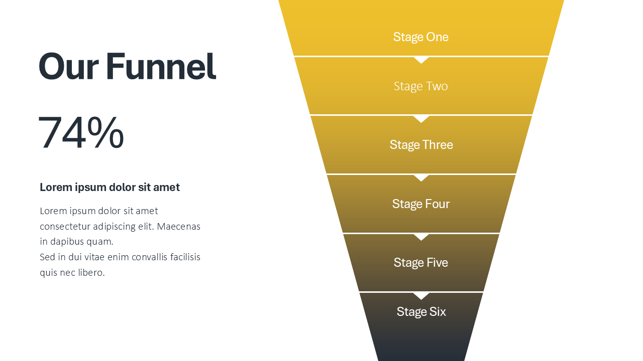 PowerPoint Funnel Slide