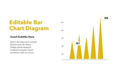 Minimalist Bar Chart Slide