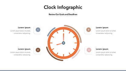 Clock Infographic Slide