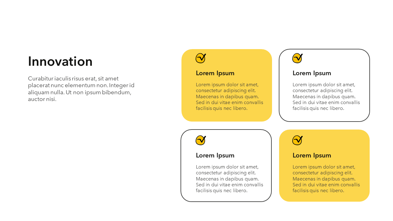 Innovations Slide Template