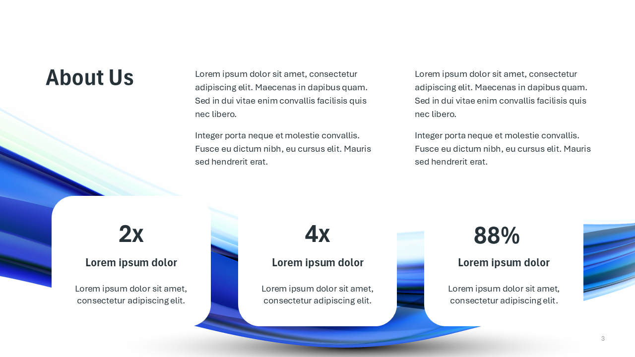 Blue Wave PowerPoint Template