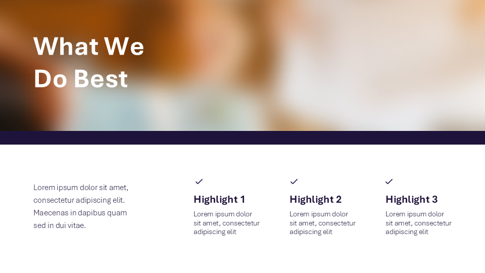 Navy Blue PowerPoint Template