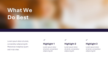 Navy Blue PowerPoint Template