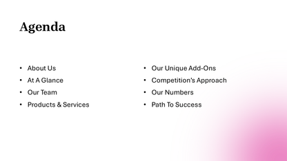 Gradient Presentation Template