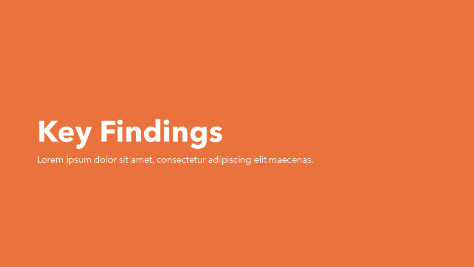Minimal PPT Title & End Slides - in Red