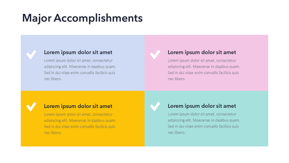Major Accomplishments Slide Template