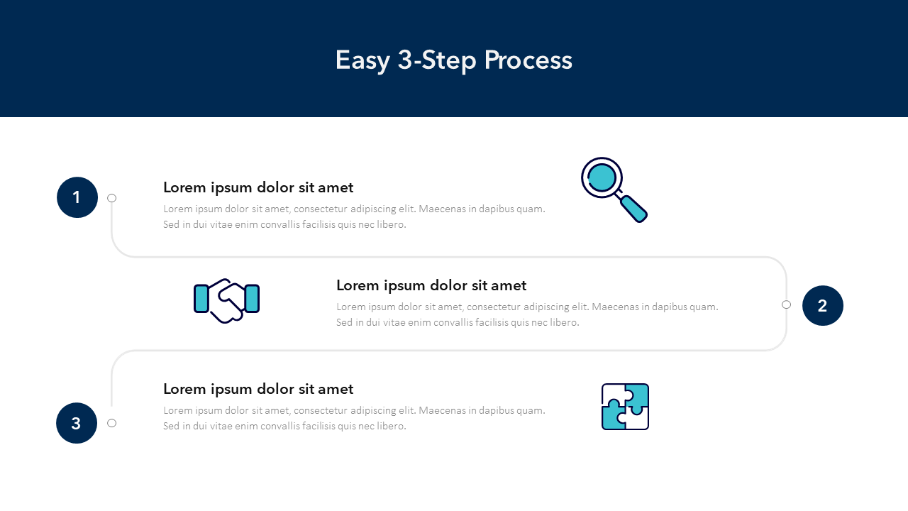 Easy Process Slide Template