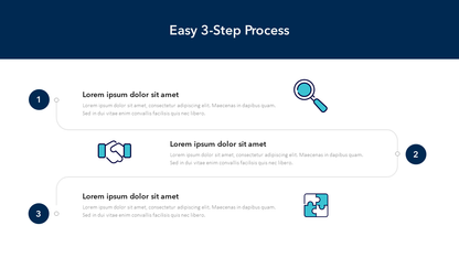 Easy Process Slide Template