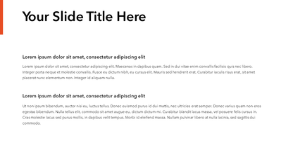 Simple Red PowerPoint Template