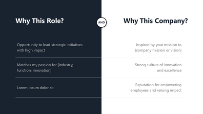 Job Interview Presentation Template