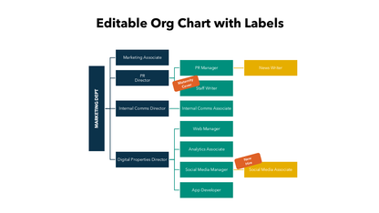 Org Chart With Labels