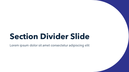 Professional PowerPoint Divider Slide