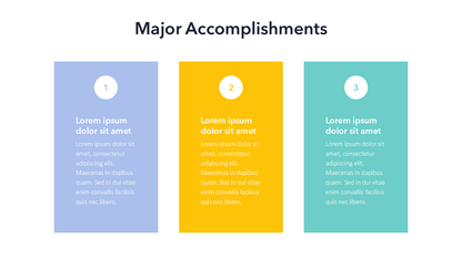 Major Accomplishments Slide Template