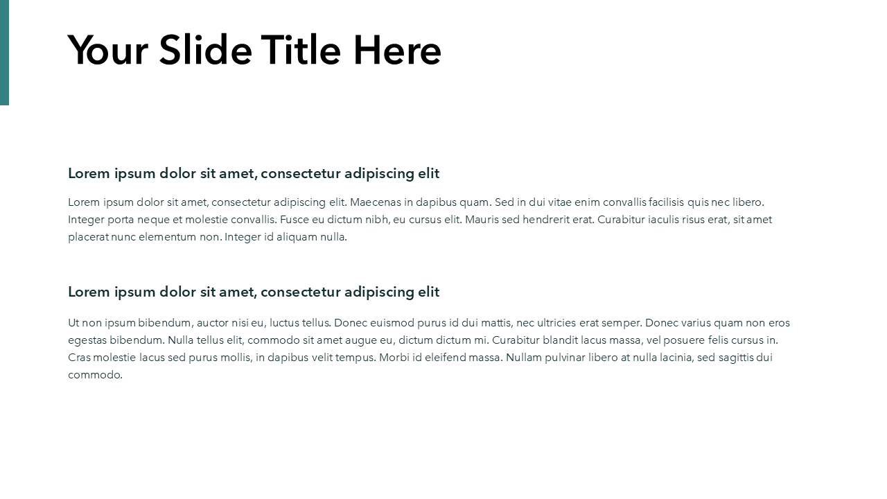 Simple Green PowerPoint Template