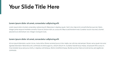 Simple Green PowerPoint Template