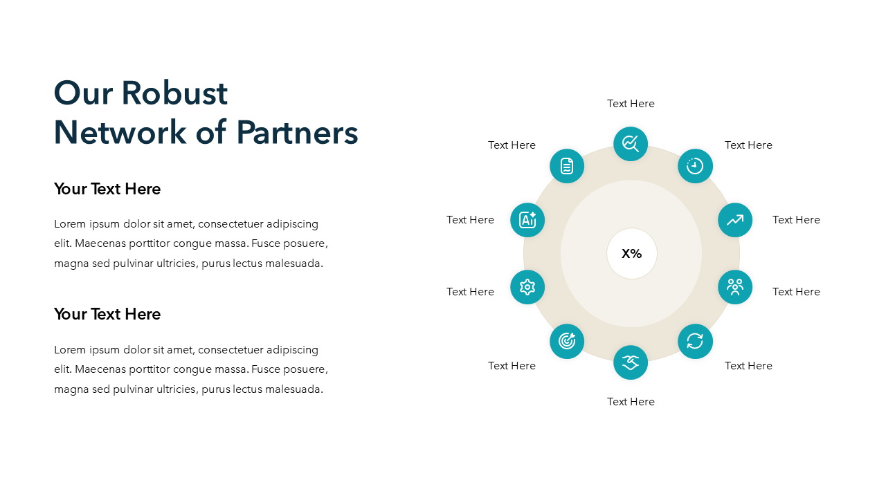 Our Robust Network of Partners - PPT Slide