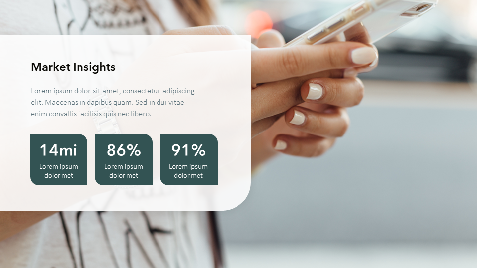 Market Insights Slide Template