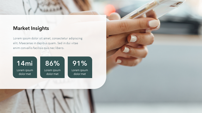 Market Insights Slide Template