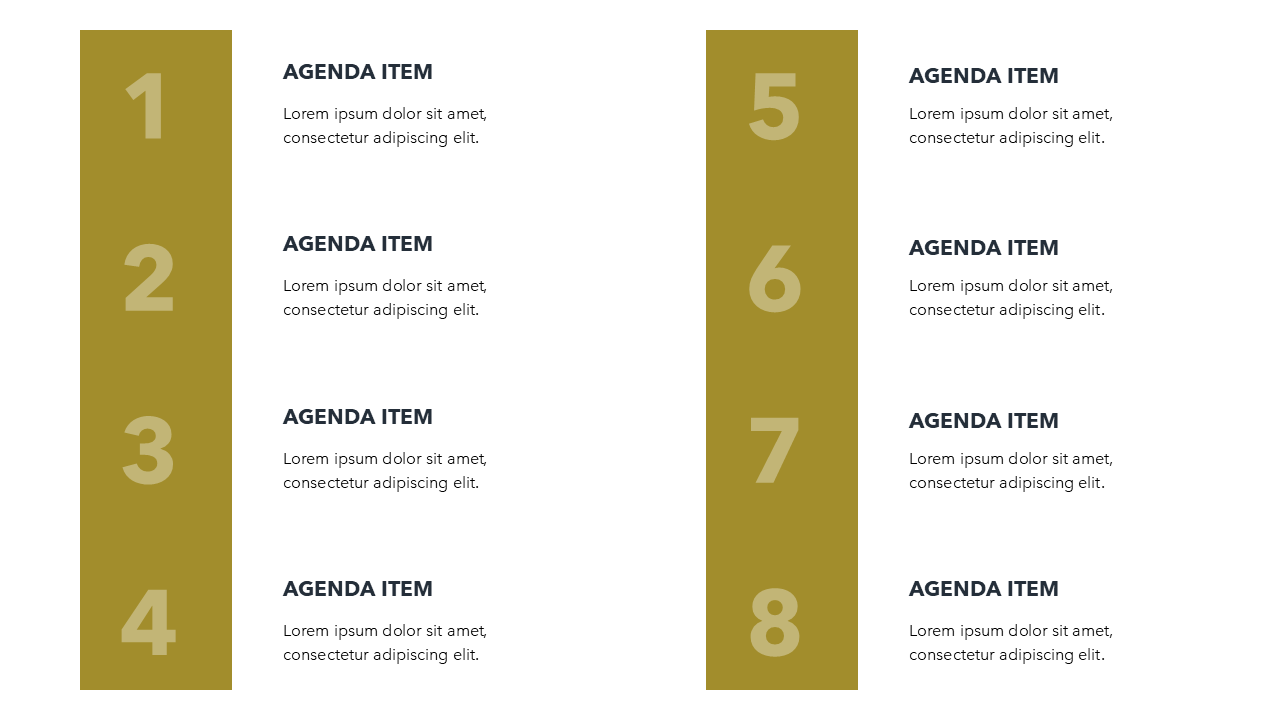Agenda Template PowerPoint