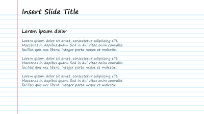 Notebook PPT Template