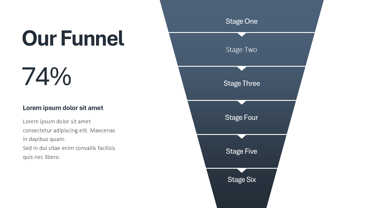 PowerPoint Funnel Slide