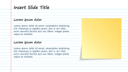 Notebook PPT Template