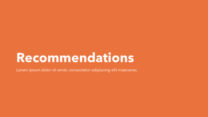 Minimal PPT Title & End Slides - in Red