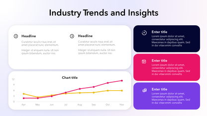 Marketing presentation template