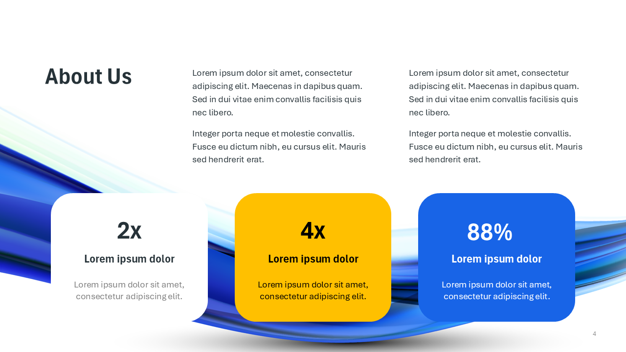 Blue Wave PowerPoint Template