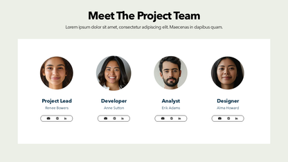 Project Team Slide