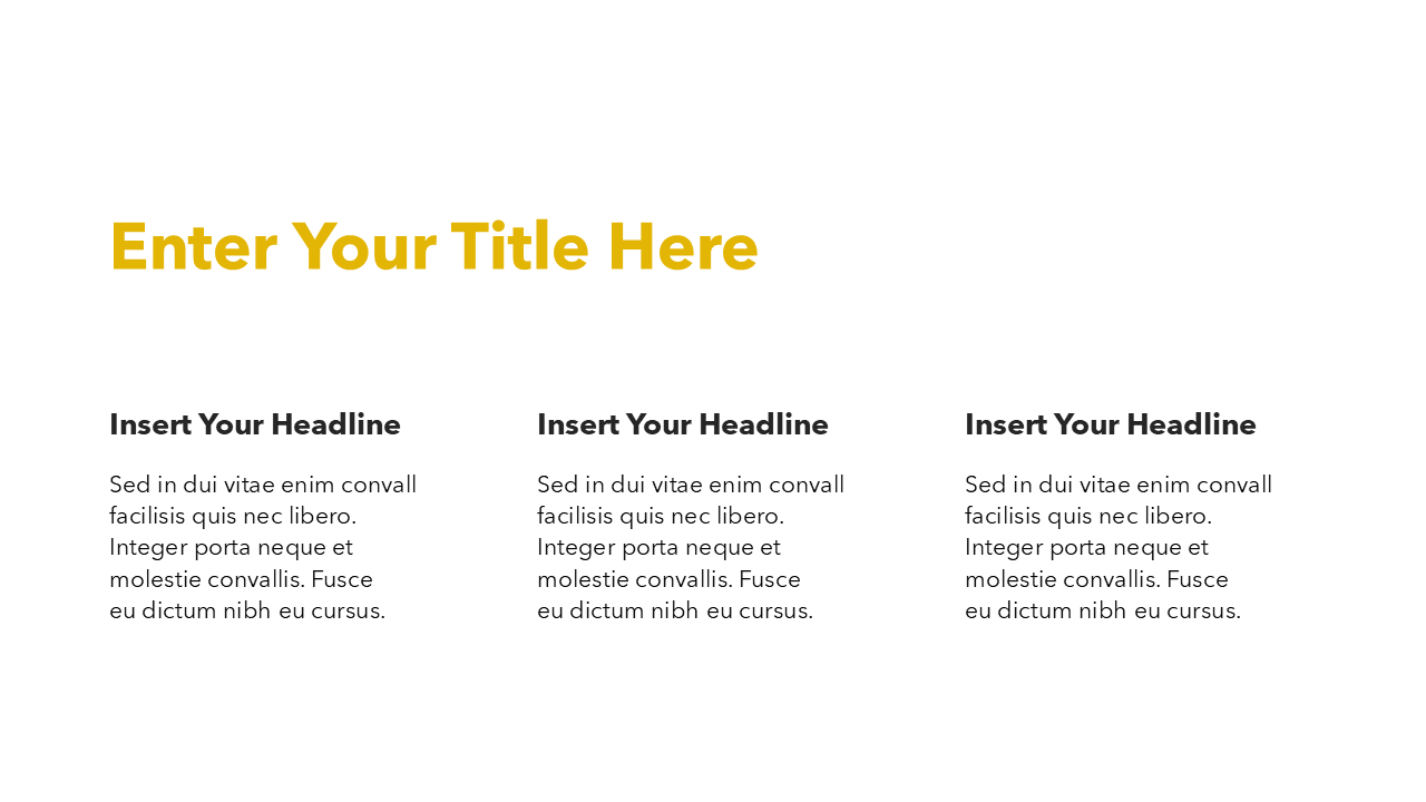 Yellow Business PowerPoint Template