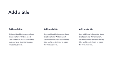 Minimalist PowerPoint Template