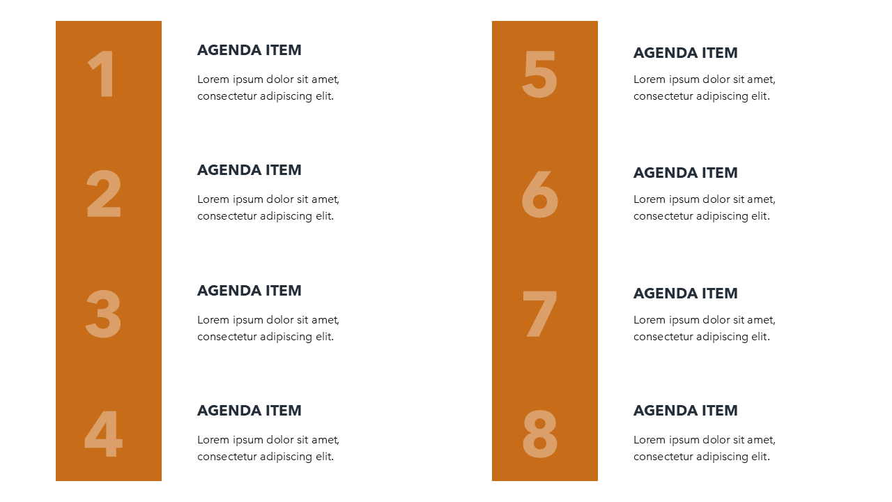 Agenda Template PowerPoint