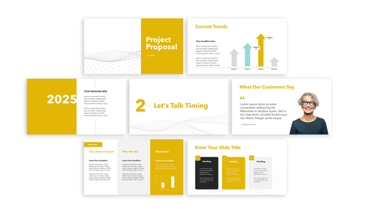 Yellow Business PowerPoint Template