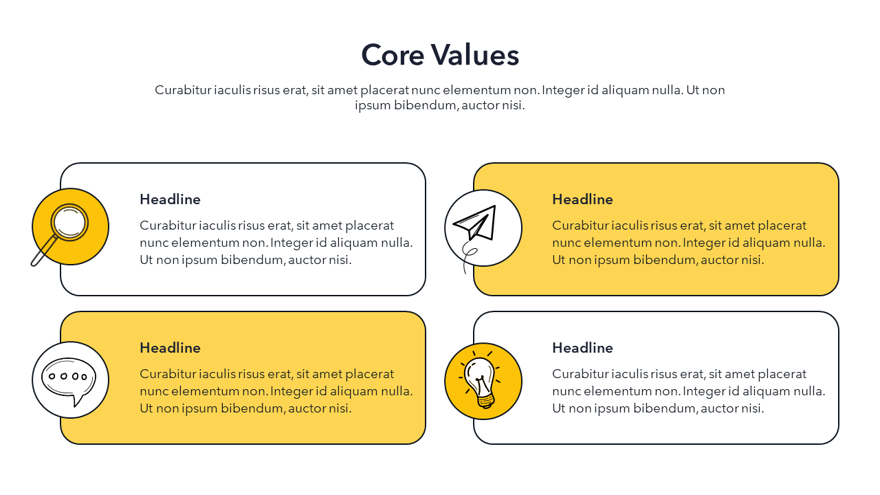 Yellow Presentation Template