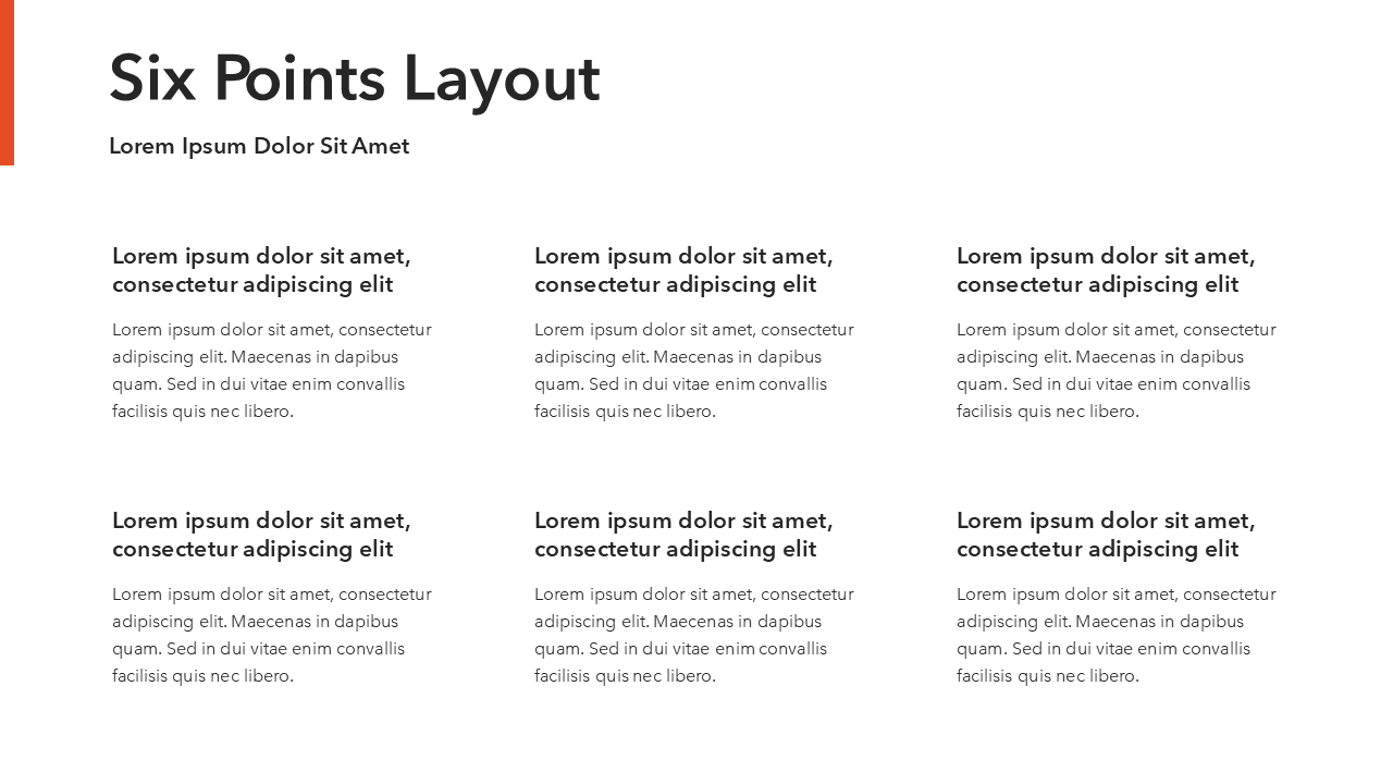 Simple Red PowerPoint Template